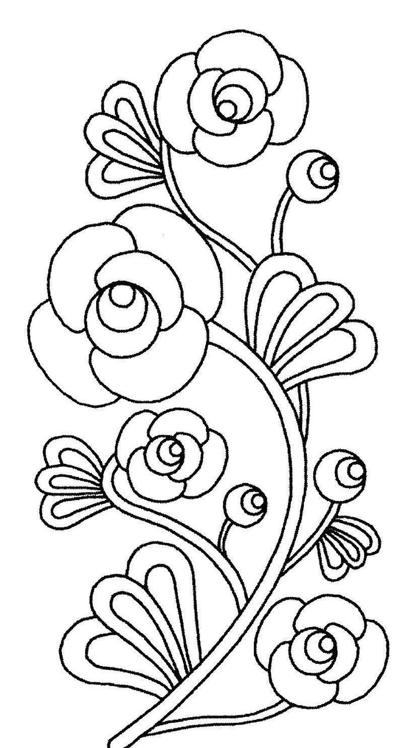 Coloriages Fleurs Et Plantes Roses Rose9