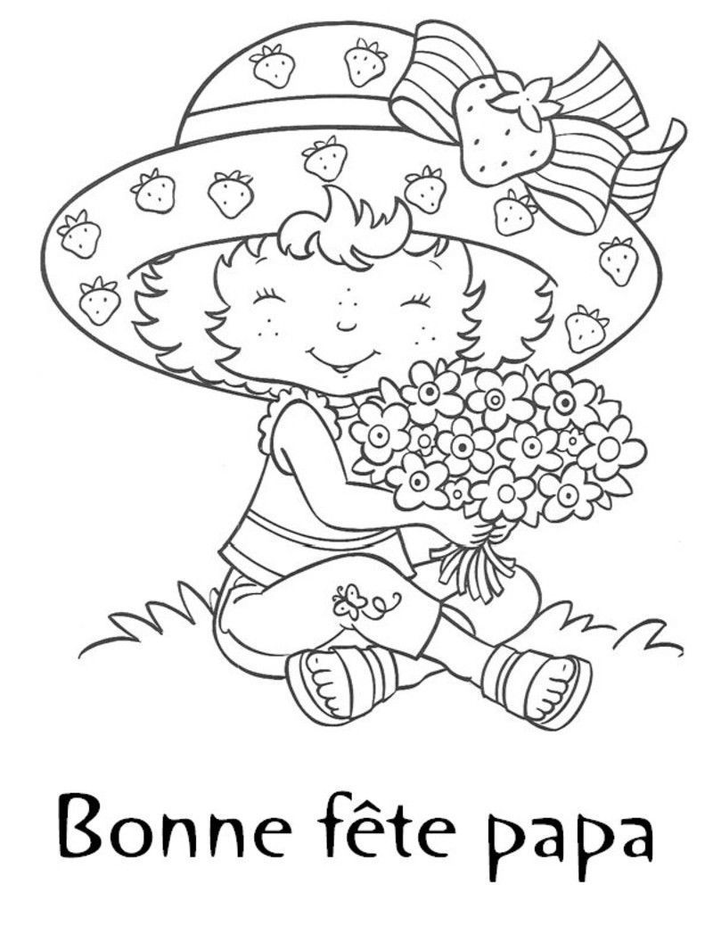 Coloriage fête des péres