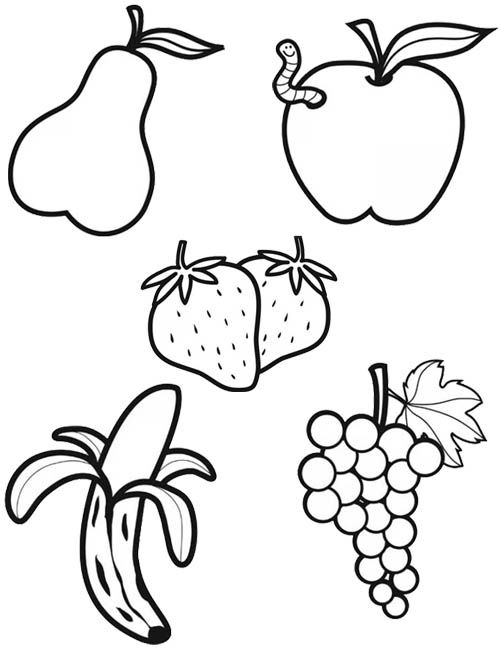 coloriage les fruits  Page 2