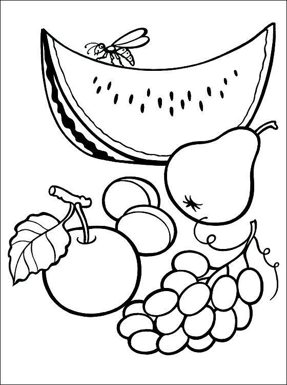 coloriage les fruits  Page 2