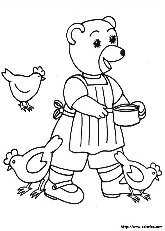 coloriage de la ferme